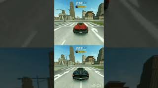 Exterme car driving simulator  Pagani VS LaFerrari race  game entertainment😉 shorts [upl. by Iruy]