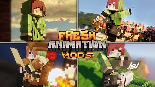 TOP 20 Minecraft Mods With Fresh Animations New amp Unique  Ep 1 2024 [upl. by Euqinamod]