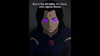 It’s very complicated between them 🫤  shorts teentitans dcamu raven terra [upl. by Repsaj]