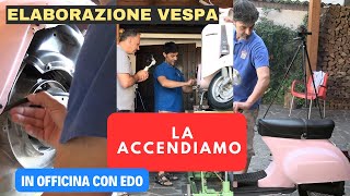 Accensione elaborazione Vespa Polini 130 [upl. by Aserehtairam]