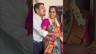 என்னோட saree எப்படி இருக்குனு சொல்லுங்க 😍 durgagandhi husbandwifelovesong oldsong romanticsong [upl. by Auahsoj162]