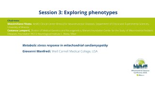 Metabolic stress response in mitochondrial cardiomyopathy Giovanni Manfredi [upl. by Theresita]