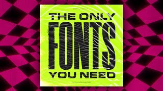 Top 20 FREE FONTS  Photoshop Illustrator Premiere amp After Effects [upl. by Stefanac437]