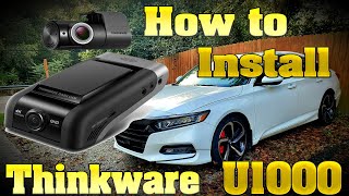 How to Install a Thinkware U1000 Dashcam [upl. by Shepperd575]