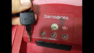 How to Open Samsonite Suitcase Lock when you Forgot Combination [upl. by Anidan894]