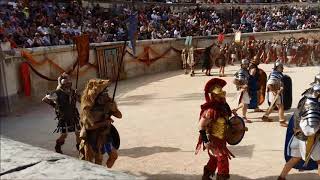 GRANDS JEUX ROMAINS NÎMES 2018  SPARTACUS [upl. by Lerud]