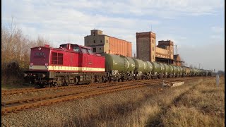 Doppelte Ost V100 Power am Melassezug Könnern  Bernburg [upl. by Brade932]