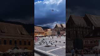 The Piata Sfatului in Brasov Romania travel [upl. by Ramraj]