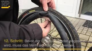 Schritt für Schritt So wechseln Sie einen Reifen beim Fahrrad [upl. by Tabina403]