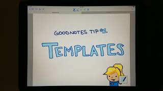 How to Make and Use Templates in Goodnotes [upl. by Tadd]