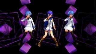 【MMD】 EATER OP Over the clouds con kaito chica uniforme y normal [upl. by Helmut94]