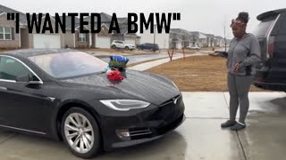 SURPRISING MY WIFE WITH HER DREAM CAR FOR HER BIRTHDAY [upl. by Undis]