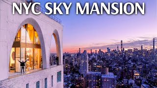 Inside a 33000000 Futuristic Sky Mansion  NYC Penthouse Tour [upl. by Adest]