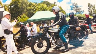 BROOKLANDS MUSEUM Motorcycle Day 2024  Velocette BSA Vincent HRD Rex Acme AKD Norton TRIUMPH Rudge [upl. by Yenttihw857]