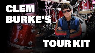 Clem Burke  Blondie  Tour Kit Rundown [upl. by Cyrilla]