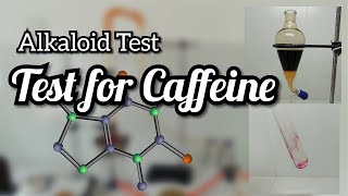 Murexide test  Test for caffeine  Alkaloid test [upl. by Illyes]