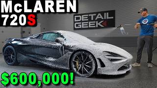 How To Prep A 600000 McLaren For A Car Show [upl. by Adnoluy]