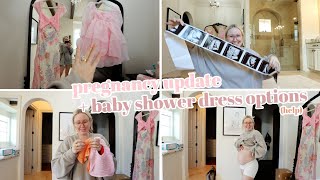 23 week pregnancy update baby shower dresses anatomy scan amp glucose test [upl. by Kerri]