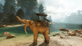 DEINOTHERIUM TAMING IS SO FUN IN ARK SURVIVAL ASCENDED [upl. by Inihor201]