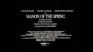 Manon of the Spring 1986 Trailer  Yves Montand Emmanuelle Béart [upl. by Rombert]