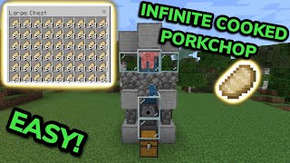 SIMPLE 121 AUTOMATIC PIG FARM TUTORIAL in Minecraft Bedrock MCPEXboxPS4Nintendo SwitchPC [upl. by Arykahs]