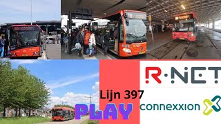 Met Rnet bus 397 van Elandsgracht naar Schiphol AirPort [upl. by Liek75]