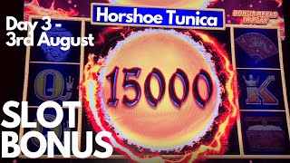 Slot Bonus  July Vacation 2022 Day 3  Horseshoe Tunica in Mississippi [upl. by Tteve]