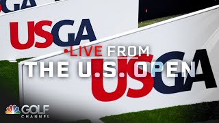 Drama to take back seat once US Open play begins  Live From the US Open  Golf Channel [upl. by Ynafetse547]