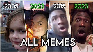 All recreated memes in one video  Then vs Now [upl. by Atekin182]