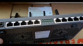 Mikrotik RB4011iGSRM unboxing [upl. by Naleag]