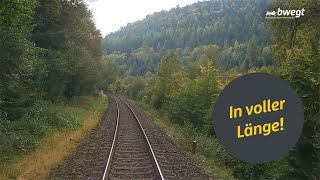 Führerstandsmitfahrt von Pforzheim nach Hirsau mit bwegt [upl. by Swayne]