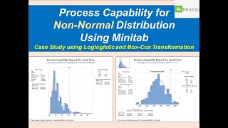 Process Capability for NonNormal Distribution Using MinitabCase study [upl. by Nednal]