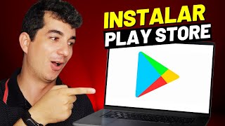 COMO INSTALAR O ANDROID NO WINDOWS 10 e WINDOWS 11 Instalar a Play Store no pc [upl. by Ahsrop]