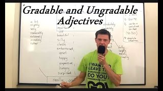 GRADABLE AND NON GRADABLE ADJECTIVES [upl. by Htebharas]