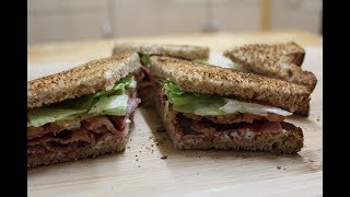 Toasted BLT Sandwich Recipe Bacon Lettuce amp Tomato [upl. by Verger896]