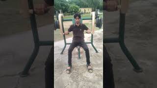 chestworkout park main machin ke sathviralvideo viralshort video youtubeshorts reels [upl. by Attenod635]