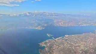 Approach and landing in Chania Greece [upl. by Coe]