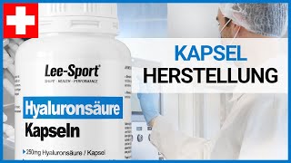 LeeSport®Hyaluronsäure Kapseln Schweizer Produktion [upl. by Oxford624]