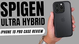 iPhone 15 Pro Case  Spigen Ultra Hybrid Frost Black [upl. by Daune]