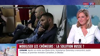 Guerre en Ukraine  quand le Kremlin na plus de soldat il veut mobiliser de force les chômeurs [upl. by Wyck]