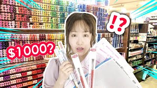 NO BUDGET Buying EVERYTHING I CAN HOLD at COPIC MARKER ART STORE in JAPAN AGAIN [upl. by Torbart909]