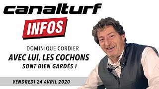 Pronostics Dominique Cordier  Vendredi 24 avril 2020 Canalturf Infos actus et pronos [upl. by Anidene]