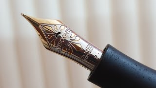 Visconti Homo Sapiens Bronze Age Fountain Pen with Palladium Nib Review [upl. by Lrae290]