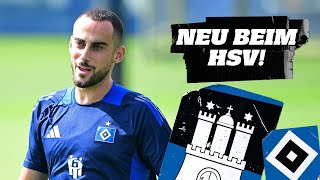 quotICH MAG ES AGGRESSIV ZU SPIELENquot  Die ersten Tage von Lucas Perrin beim HSV  Neu beim HSV [upl. by Sinnaiy]