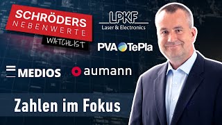 Schröders NebenwerteWatchlist PVA Tepla Medios Aumann SFC Energy  Zahlen im Fokus [upl. by Anitsua184]