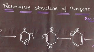 Resonating Structure of Benzene Most important example of Resonanceorganic chemistry shots [upl. by Sexton803]