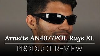 Arnette Sunglasses Review  Arnette AN4077POL Rage XL 4181 Sunglasses [upl. by Ltsyrk]