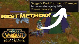 SAFE amp EASY Method To Get DARKMOON FAIRE BUFF on PVP SERVER  WoW Classic SoD [upl. by Currey]