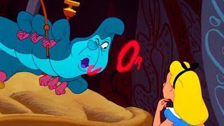 Caterpillar Alice In Wonderland  Evolution In Movies amp TV 1951  2017 [upl. by Halbert]