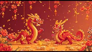 🧧 Lunar New Year 🐉🐲 Dragons Animation with Background MusicSong [upl. by Mohandis]